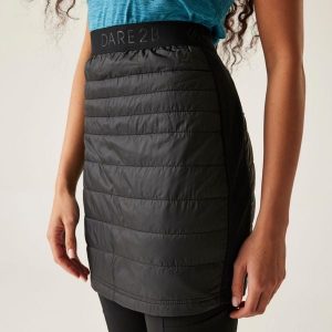 Spódnica damska ocieplana Deter Dare 2b. Czarne spódnice Dare 2b, bez wzorów. Za 119,99 zł.