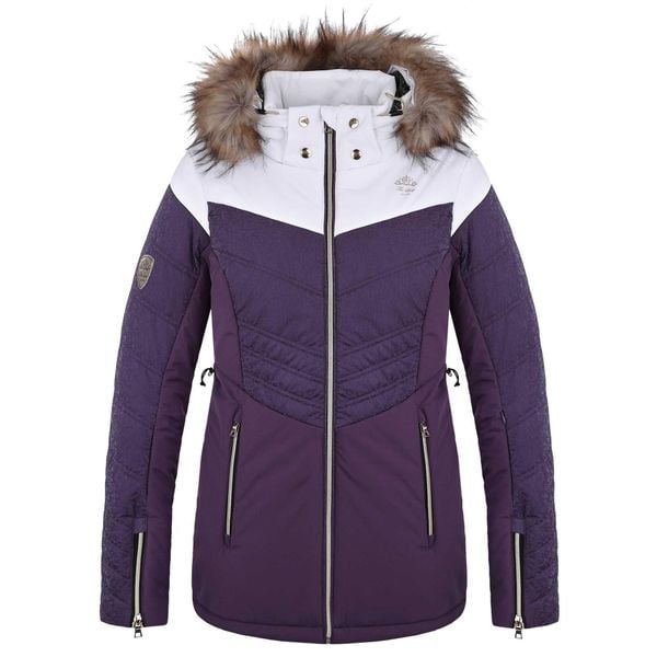 Damska kurtka narciarska LOAP Okinora S. Białe kurtki sportowe ZONE PERFECT, na zimę, s, bez wzorów, bez kaptura, narciarskie. Za 384,99 zł.