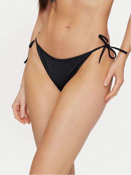 Calvin Klein Swimwear Dół od bikini KW0KW02431 Czarny. Czarne bikini Calvin Klein Swimwear, bez wzorów, z syntetyku. Za 229,99 zł.