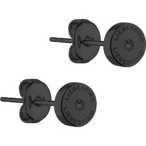 Liebeskind Kolczyki-wkrętki z cyrkoniami rozmiar: onesize. Czarne kolczyki Liebeskind, z cyrkonią, ze stali. Za 123,25 zł.