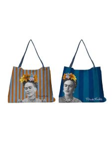 Madre Selva Shopper bags (2 szt.) w kolorze niebiesko-pomarańczowym - 65 x 45 cm rozmiar: onesize. Niebieskie shopper bag Madre Selva, bez wzorów, z materiału, na ramię, bez dodatków. Za 148,26 zł.