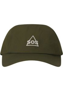 Czapka z daszkiem SOS Ash. Zielone czapki SOS, bez wzorów, z materiału, eleganckie. Za 145,00 zł.