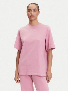 Nike T-Shirt Essential FD4149 Różowy Regular Fit. Czerwone t-shirty Nike, l, bez wzorów, z bawełny, bez kołnierzyka, bez ramiączek. Za 159,99 zł.