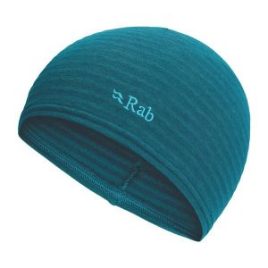Czapka polarowa pod kask Rab Filament Beanie. Niebieskie czapki RAB, bez wzorów, z polaru, sportowe. Za 69,99 zł.
