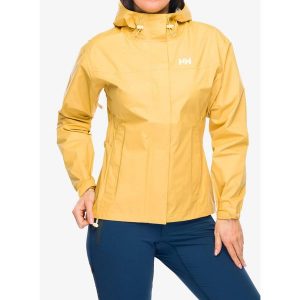Kurtka przeciwdeszczowa damska Helly Hansen Loke Jacket. Żółte kurtki Helly Hansen, bez wzorów, bez kaptura. Za 377,99 zł.