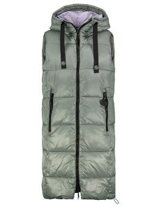 Sublevel Kamizelka pikowana w kolorze zielonym rozmiar: L. Zielone kamizelki Sublevel, l, bez wzorów, bez kołnierzyka, bez ramiączek, bez kaptura. Za 195,45 zł.