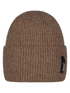 Barts Czapka "Fyrby" w kolorze beżowym rozmiar: onesize. Brązowe czapki Barts, z aplikacjami, z wełny. Za 82,64 zł.