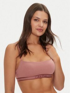 Calvin Klein Underwear Biustonosz top 000QF7943E Różowy. Czerwone topy Calvin Klein Underwear, xs, bez wzorów, z bawełny, bez kołnierzyka, bez ramiączek. Za 149,99 zł.