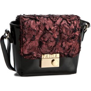 Torebka PABIA - BAG9332 Fioletowe Futro. Czarne listonoszki marki Pabia, z futra. W wyprzedaży za 119,00 zł.