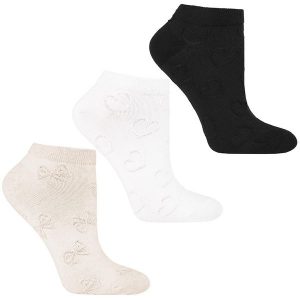 Skarpetki Damskie Moraj Mix Kolor 3 Pary. Brązowe skarpetki Moraj, bez wzorów, z bawełny. Za 29,99 zł.