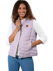 WITT WEIDEN Kamizelka pikowana w kolorze lawendowym rozmiar: 44. Różowe kamizelki WITT WEIDEN, z aplikacjami, ze skóry, bez kołnierzyka, bez ramiączek, bez kaptura. Za 82,99 zł.