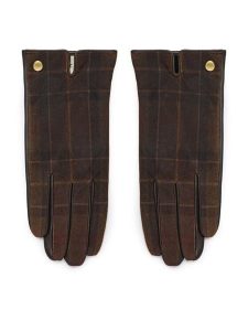 Barbour Rękawiczki LGL0149TN31 Brązowy. Brązowe rękawiczki Barbour, bez wzorów, z bawełny. Za 309,99 zł.