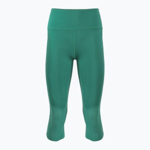 Legginsy treningowe damskie Gymshark Pulse Cropped. Zielone legginsy Gymshark, bez wzorów. Za 94,99 zł.