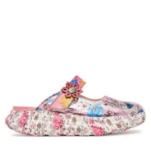 Klapki Laura Vita. Czerwone klapki LAURA VITA, bez wzorów, bez obcasa. Za 389,99 zł.