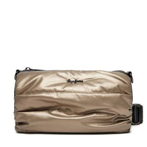 Torebka Pepe Jeans. Żółte listonoszki Pepe Jeans, bez wzorów, z jeansu, bez dodatków. Za 189,99 zł.