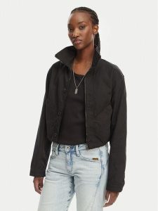 G-Star Raw Kurtka przejściowa D28439-E347 Czarny Regular Fit. Czarne kurtki G-Star Raw, l, bez wzorów, z bawełny, bez kaptura. Za 557,99 zł.