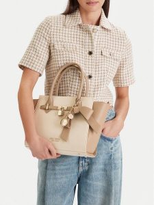 Nine West Torebka CEO-Serene-LX10185 Écru. Torebki klasyczne Nine West, bez wzorów, z materiału, bez dodatków. Za 349,99 zł.