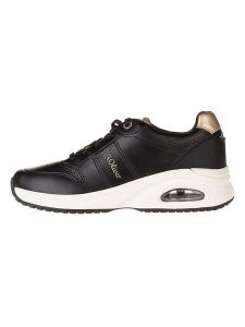 S.Oliver Sneakersy w kolorze czarno-złotym rozmiar: 37. Czarne trampki s.Oliver, bez wzorów, bez zapięcia. Za 109,78 zł.