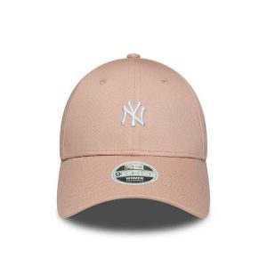 Damska czapka z daszkiem New York Yankees Logo 9FORTY. Białe czapki New Era, bez wzorów, z materiału, sportowe. Za 126,50 zł.