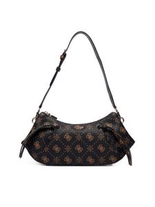 Guess Torebka Allegra HWGP24 89180 Czarny. Czarne torebki klasyczne Guess, z aplikacjami, ze skóry, bez dodatków. Za 544,99 zł.