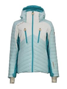 Peak Mountain Kurtka narciarska "Acharme" w kolorze błękitnym rozmiar: XXL. Niebieskie kurtki sportowe Peak Mountain, m, bez wzorów, bez kaptura, narciarskie. Za 591,60 zł.