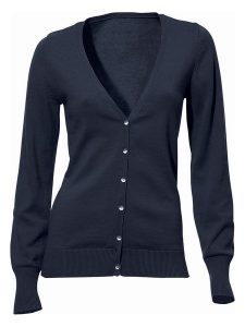 Heine Kardigan w kolorze granatowym rozmiar: 42. Niebieskie kardigany Heine, z bawełny. Za 104,99 zł.