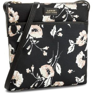 Torebka LAUREN RALPH LAUREN - Crossbody 431700400007 Black Floral Multi. Czarne listonoszki marki Lauren Ralph Lauren. W wyprzedaży za 279,00 zł.