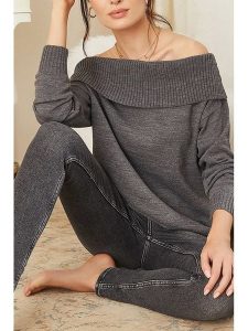 LA Angels Sweter w kolorze antracytowym rozmiar: S. Czarne swetry oversize LA Angels, s, bez wzorów, bez ramiączek. Za 139,54 zł.