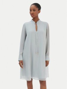 JOOP! Sukienka codzienna Delilah2 30101741 Zielony Relaxed Fit. Zielone sukienki JOOP!, na co dzień, bez wzorów, z syntetyku, bez kołnierzyka, bez ramiączek, proste. Za 689,99 zł.