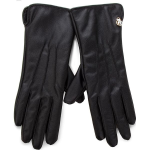 Rękawiczki Damskie TRUSSARDI JEANS - Gloves 58Z00073 K299. Czarne rękawiczki marki Trussardi Jeans, z jeansu. Za 189,00 zł.