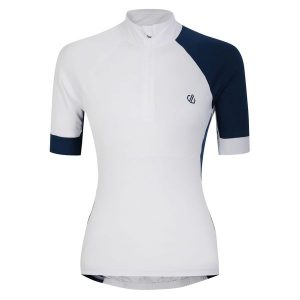 Koszulka Kolarska Dla Kobiet Compassion III. Białe bluzki Dare 2b, xl, bez wzorów, sportowe, bez kołnierzyka, bez ramiączek. Za 68,99 zł.
