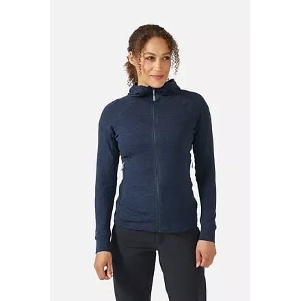 Bluza Trekkingowa Rab Nexus Hoody Women. Niebieskie bluzy RAB, l, bez wzorów, bez kaptura. Za 284,99 zł.