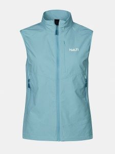 Halti Kamizelka funkcyjna "Pallas Evo" w kolorze błękitnym rozmiar: 42. Niebieskie kamizelki HALTI, bez wzorów, z materiału, bez kołnierzyka, bez ramiączek, bez kaptura. Za 217,99 zł.