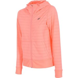 Bluza treningowa damska BLDF002 - koral. Bluzy marki 4f. W wyprzedaży za 169,99 zł.