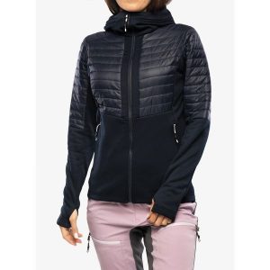 Kurtka hybrydowa damska Didriksons Annema Full Zip 6. Czarne kurtki Didriksons, bez wzorów, bez kaptura. Za 440,99 zł.