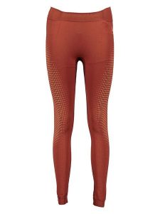 Odlo Legginsy sportowe w kolorze czerwonym rozmiar: XS. Czerwone legginsy ODLO, xs, bez wzorów, z materiału, outdoorowe. Za 105,38 zł.