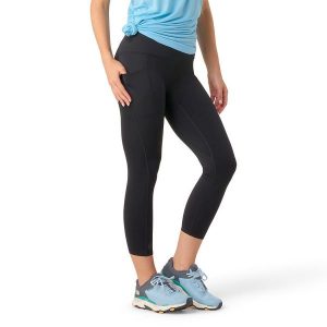 Legginsy sportowe damskie Smartwool Active 7/8. Czarne legginsy Smartwool, bez wzorów. Za 199,99 zł.