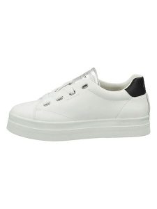 GANT Footwear Skórzane sneakersy "Avona" w kolorze białym rozmiar: 41. Białe trampki GANT Footwear, bez wzorów, bez zapięcia. Za 104,64 zł.