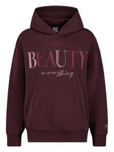 Sublevel Bluza "Rosa" w kolorze bordowym rozmiar: XXL. Czerwone bluzy Sublevel, xxl, bez wzorów, z kapturem. Za 158,10 zł.