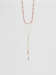 Naszyjnik z kamieniami - wielobarwny. Naszyjniki Reserved. Za 49,99 zł.