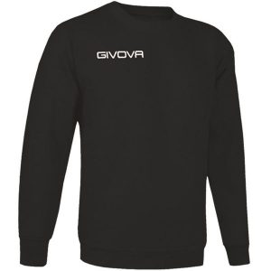 Bluza piłkarska dla dorosłych Givova Maglia One czarna. Czarne bluzy Givova, s, bez wzorów, bez kaptura. Za 69,00 zł.