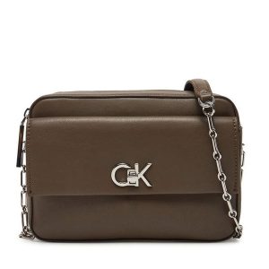 Torebka Calvin Klein. Szare shopper bag Calvin Klein, bez wzorów, bez dodatków. Za 419,99 zł.