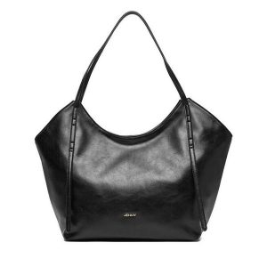 Torebka JENNY. Czarne shopper bag Jenny, bez wzorów, bez dodatków. Za 149,99 zł.