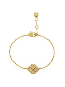 Kate Spade Bransoletka KJ316 Złoty. Żółte bransoletki Kate Spade, metalowe. Za 239,99 zł.