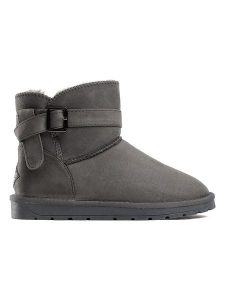 ISLAND BOOT Botki zimowe "Bertie" w kolorze szarym rozmiar: 36. Szare botki Island Boot, na zimę, bez wzorów, z materiału, bez obcasa, bez zapięcia. Za 100,99 zł.