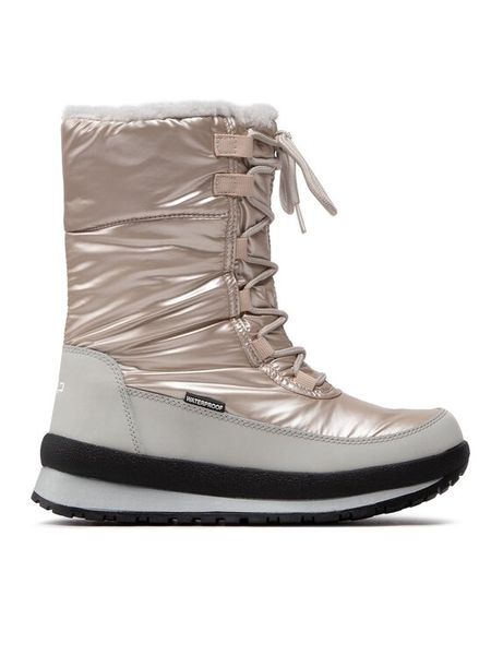 CMP Śniegowce Harma Wmn Snow Boot Wp 39Q4976 Beżowy. Brązowe buty zimowe CMP, z materiału, bez obcasa, bez zapięcia. Za 305,99 zł.