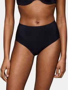 Triumph Figi klasyczne z wysokim stanem Make Up Illusion 10224802 Czarny. Czarne figi Triumph, bez wzorów, z syntetyku. Za 149,99 zł.