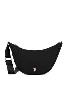 U.S. Polo Assn. Torebka BIUXT8404WIP Czarny. Czarne listonoszki U.S. Polo Assn., bez wzorów, z materiału, bez dodatków. Za 269,99 zł.