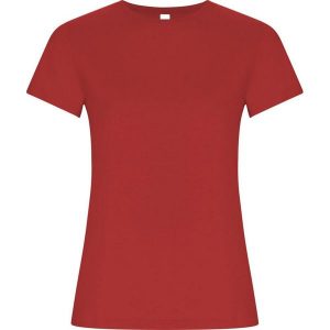 Złota Koszulka Damska. Czerwone bluzki ROLY, xl, bez wzorów, sportowe, bez kołnierzyka, bez ramiączek. Za 42,99 zł.