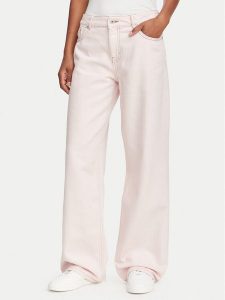 HUGO Jeansy Gamala 50566764 Różowy jasny Relaxed Fit. Czerwone jeansy Hugo, bez wzorów, z jeansu. Za 509,99 zł.